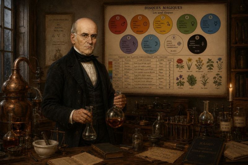 Jean-Marie Ragon & the Magical Disks: A Reconstructed 1853 Protocol For Linking Color, Planet & Plants